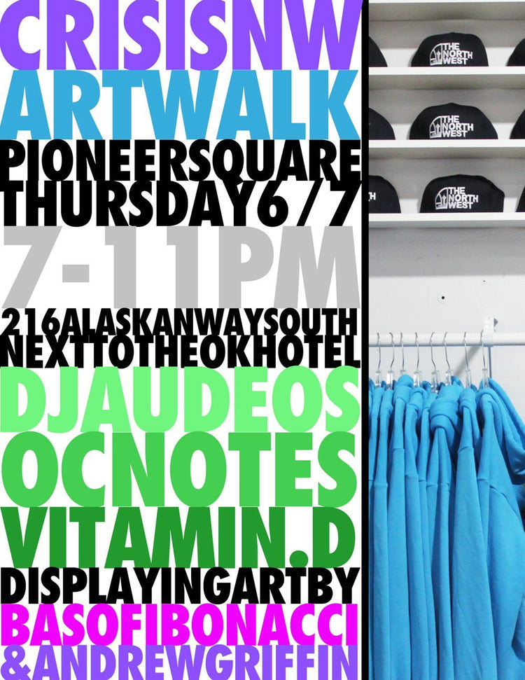 CRISISNW ARTWALK PARTY Thursday June 7 | 7-11pmRefreshments,...