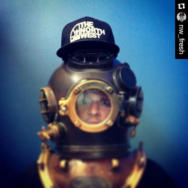 NW Fresh & a Vintage Diving Helmet