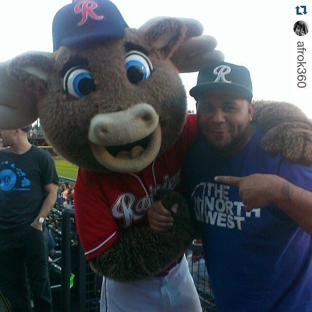 Snapping a Photo with Rhubarb