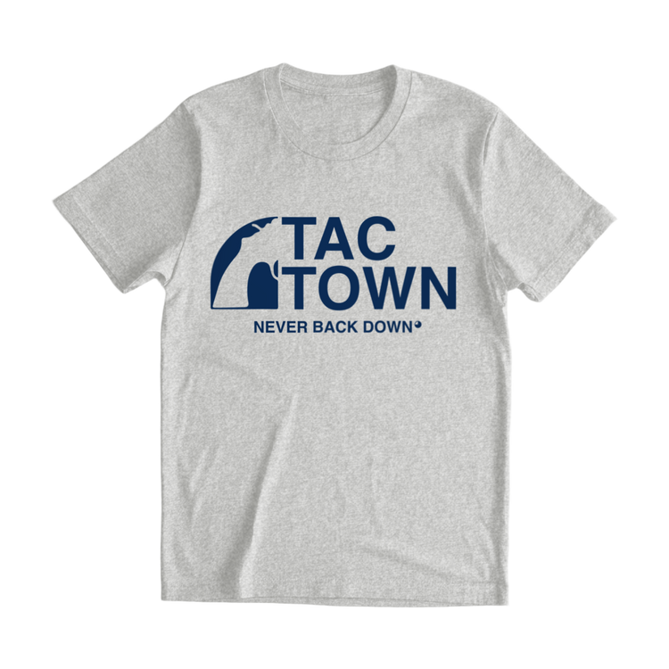 Tac Town Never Back Down T-Shirt - 100% Cotton