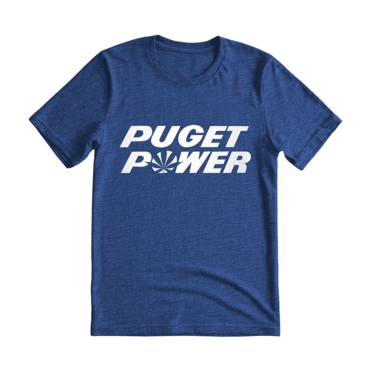 Puget Power Flower T-Shirt - Tri-Blend
