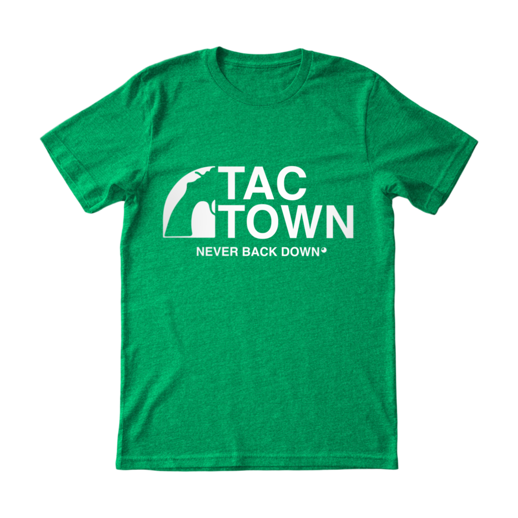 Tac Town Never Back Down T-Shirt - 100% Cotton - image 9 of 11