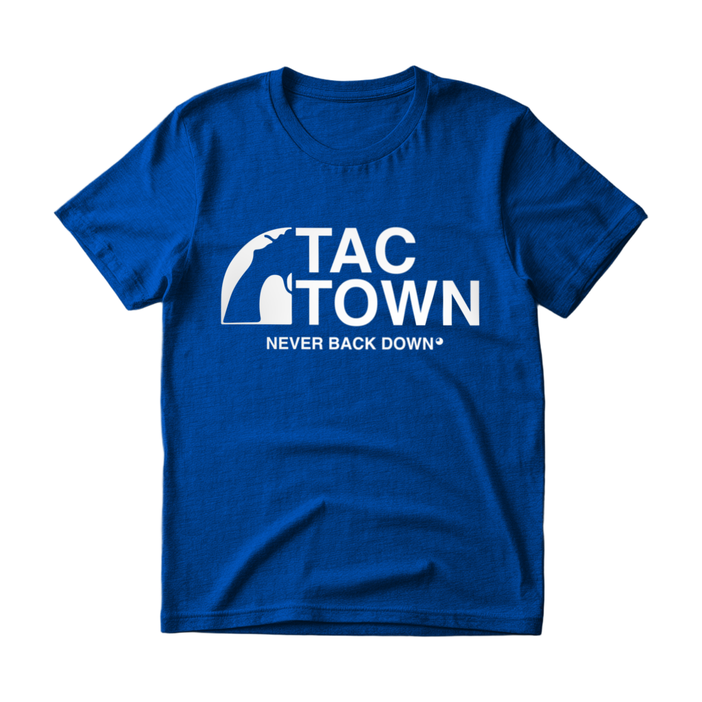 Tac Town Never Back Down T-Shirt - 100% Cotton - image 7 of 11