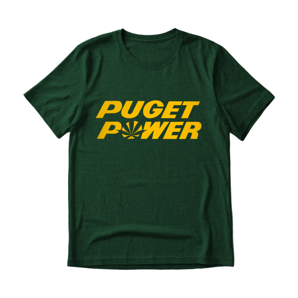 Puget Power Flower T-Shirt - Tri-Blend - image 1 of 11
