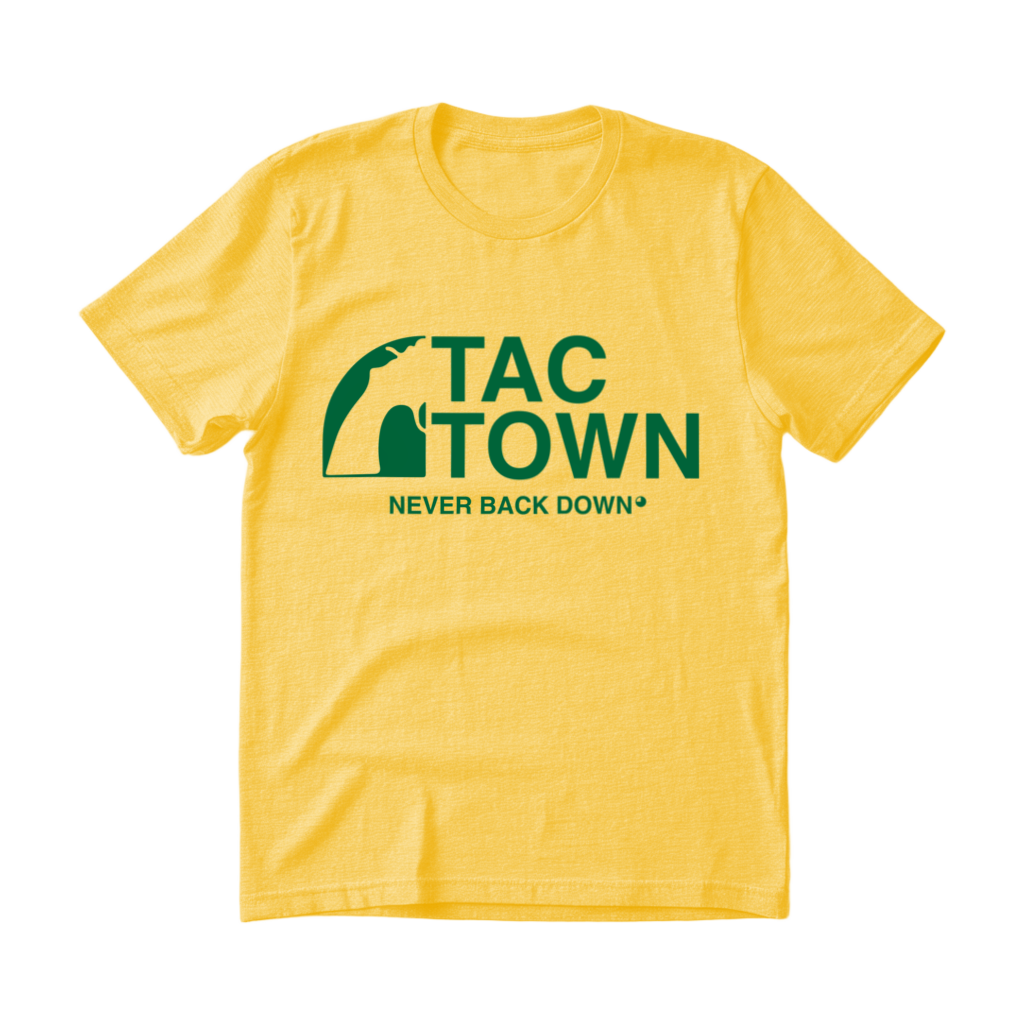 Tac Town Never Back Down T-Shirt - 100% Cotton - image 6 of 11