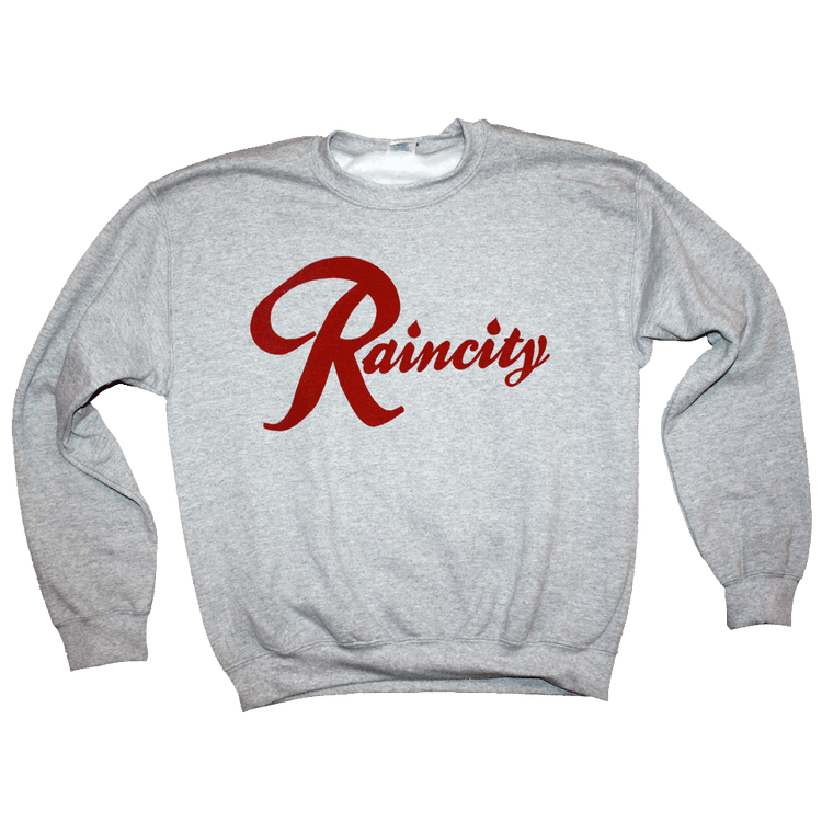 Raincity Crewneck (Men's) Concrete/Red