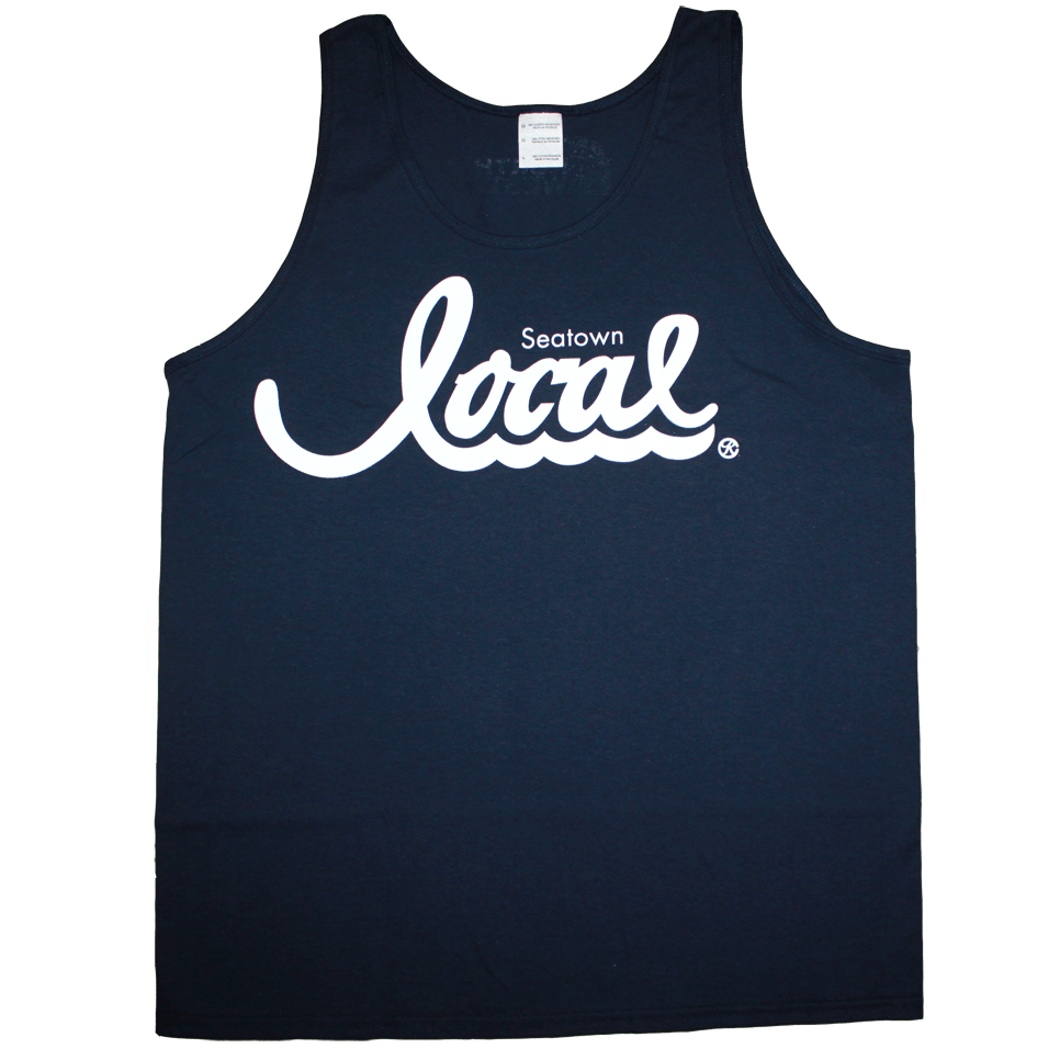 Seatown Local Tank (Men's) Navy/White - image 1 of 1