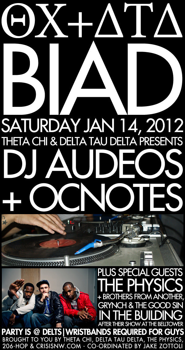 We’ll be repping the west side of the state at this frat party at...