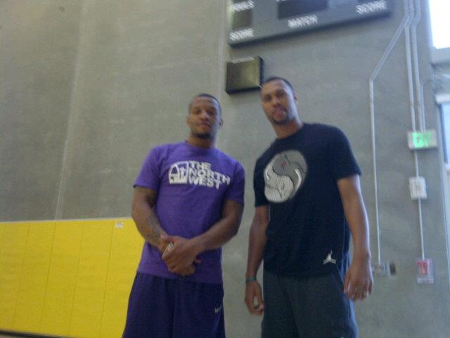 Will Conroy and Brandon Roy