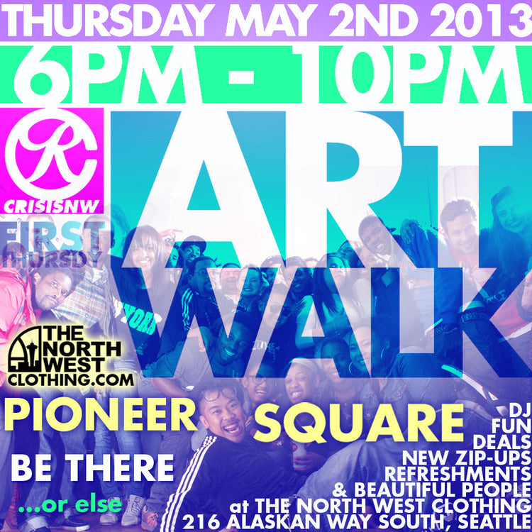 Art Walk this Thursday - May 2nd, 2013 6-10pm at 216 Alaskan Way...