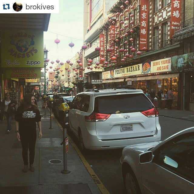 Repping The North West in Chinatown