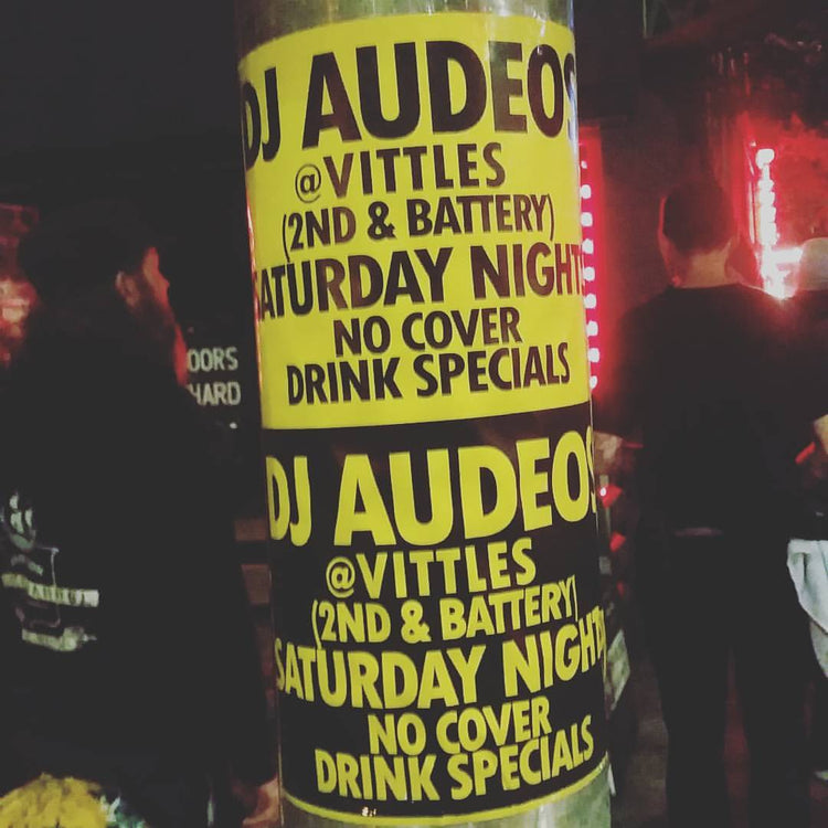 DJ Audeos Tonight in Belltown at Vittles