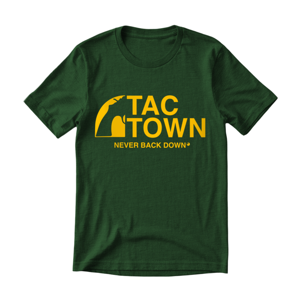 Tac Town Never Back Down T-Shirt - 100% Cotton - image 5 of 11