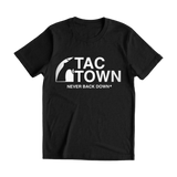 Tac Town Never Back Down T-Shirt - 100% Cotton - image 1