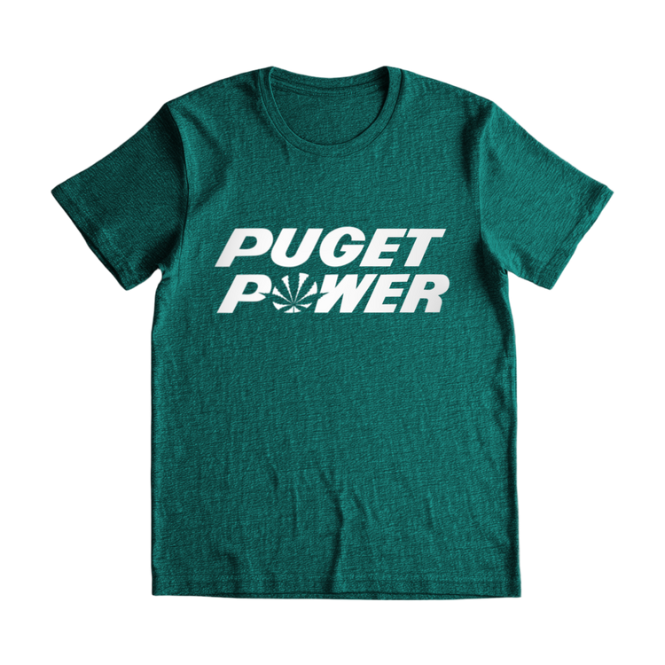 Puget Power Flower T-Shirt - Tri-Blend