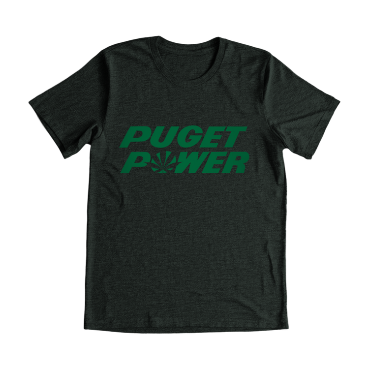 Puget Power Flower T-Shirt - Tri-Blend