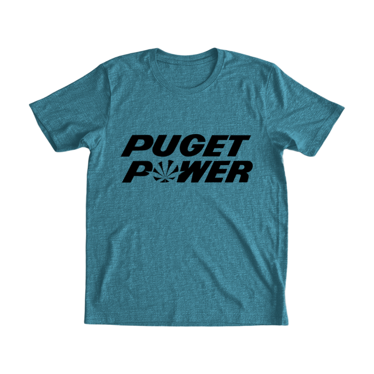 Puget Power Flower T-Shirt - Tri-Blend