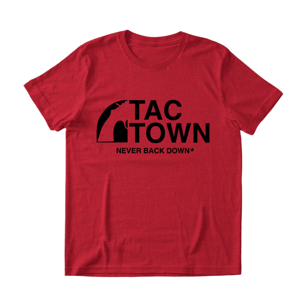 Tac Town Never Back Down T-Shirt - 100% Cotton - image 4 of 11