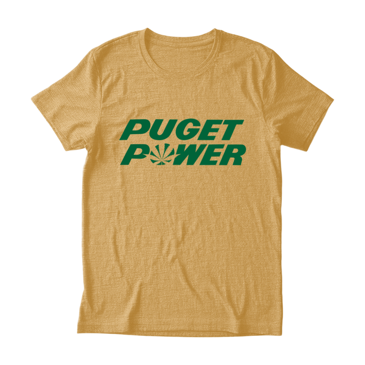 Puget Power Flower T-Shirt - Tri-Blend