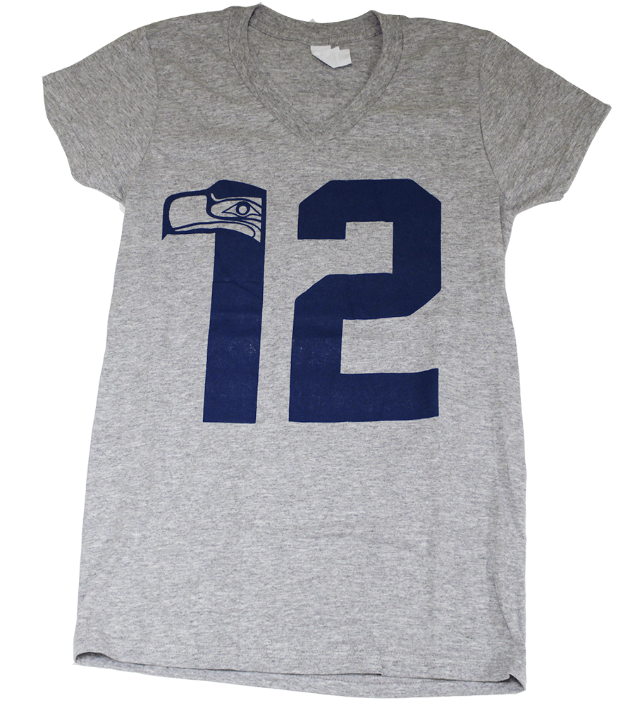 12th Hawk Women's V-Neck T-Shirt - The North West Clothing