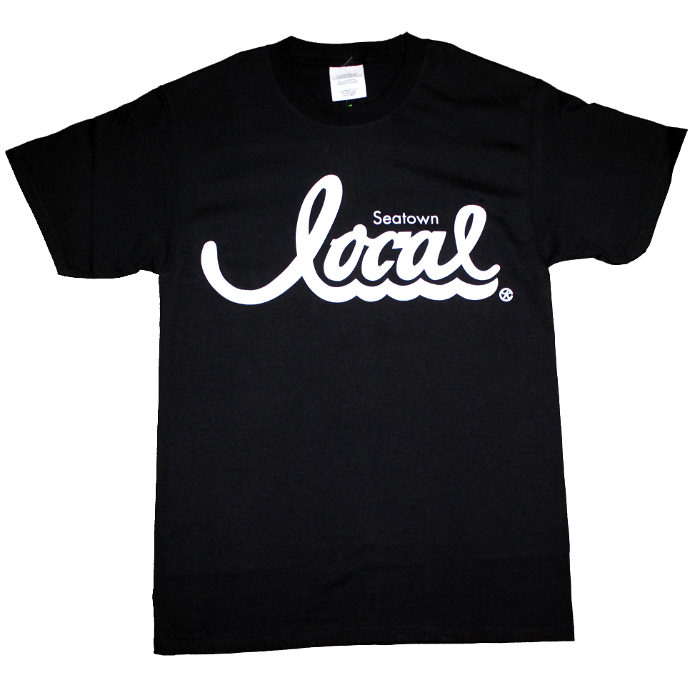 Seatown Local T-Shirt (Men's) Black/White - The North West Clothing