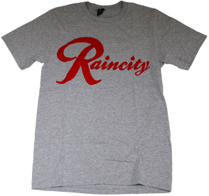 Raincity (Men's T-Shirt) Concrete/Red
