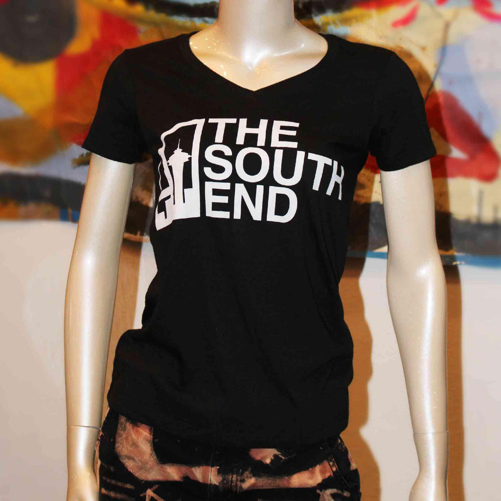 The South End T-Shirt (V-Neck, Women's) - The North West Clothing