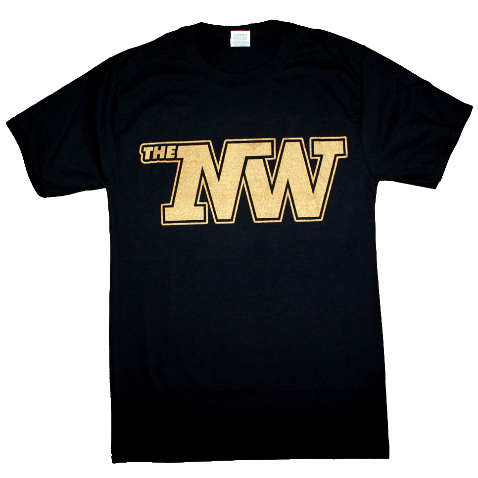 The N-Dub T-Shirt (Men's) Black/Gold - The North West Clothing