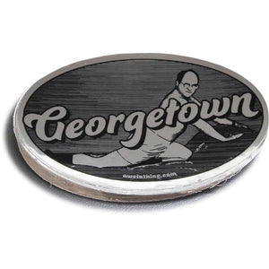 Seattle Georgetown Chrome Vinyl Sticker, 5x3