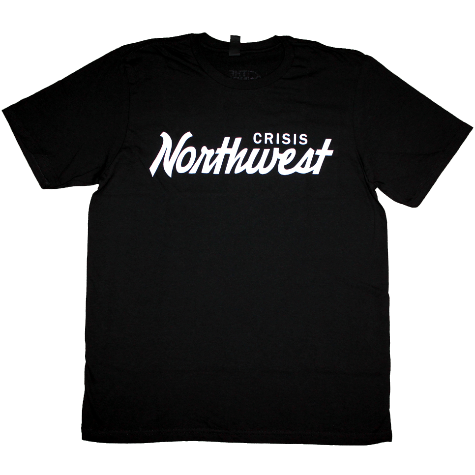 Northwest Cursive T-Shirt (Men's) Black/White - image 1 of 1