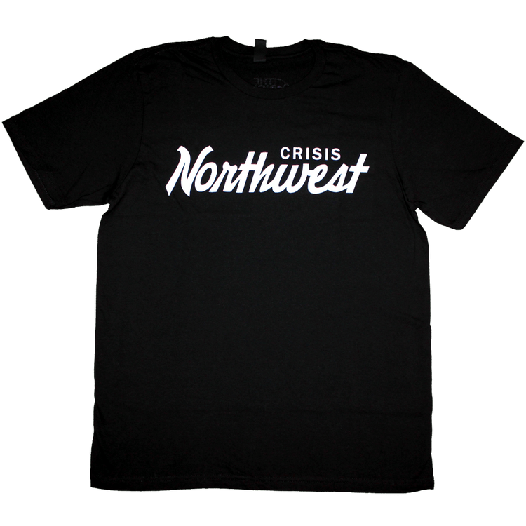 Northwest Cursive T-Shirt (Men's) Black/White