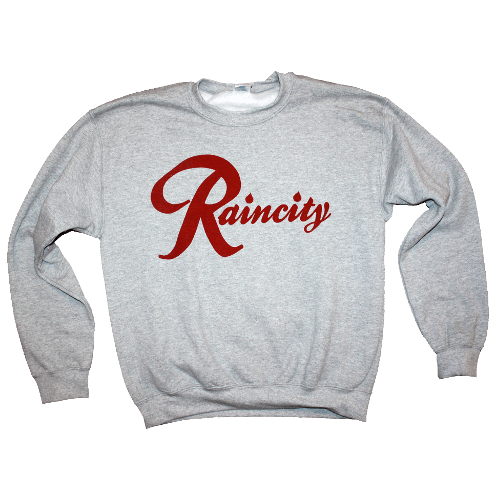 Raincity Crewneck (Men's) Concrete/Red - image 1 of 1