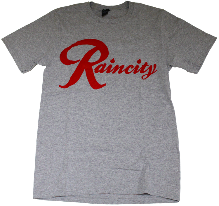 Raincity (Men's T-Shirt) Concrete/Red