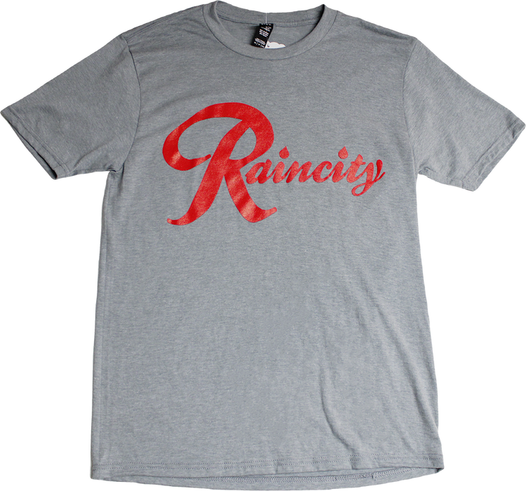 Raincity Unisex T-Shirt, Light Heathered Grey