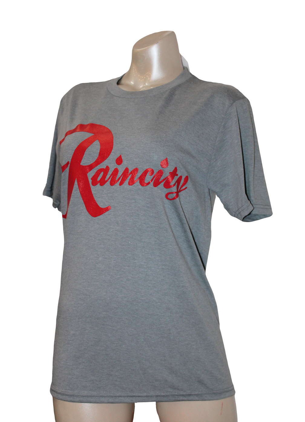 Raincity Unisex T-Shirt, Light Heathered Grey - image 3 of 3