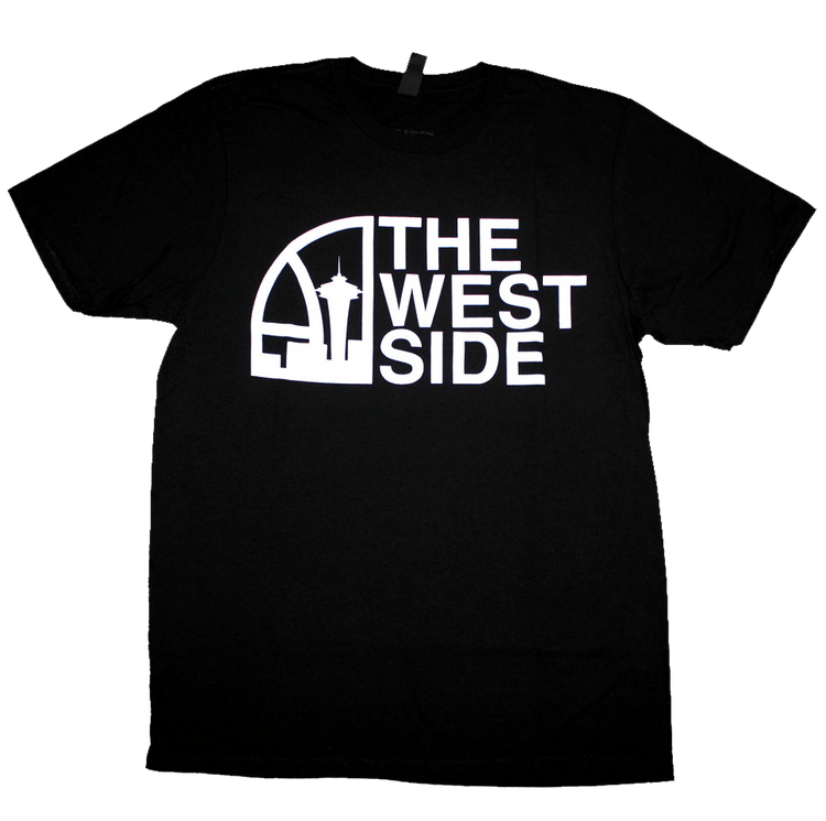 The North West "The West Side" Neighborhood T-Shirt - (Men's) Black/White